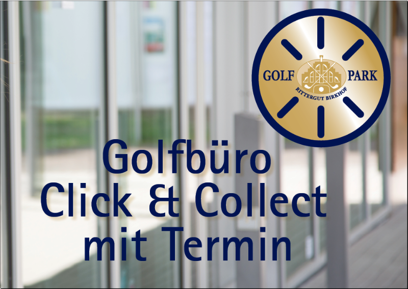 Click & Collect im Golfbüro