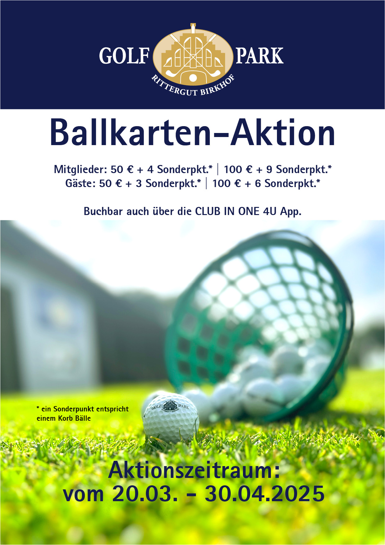 Ballkarten-Aktion vom 20.03. - 30.04.2025